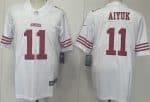 San Francisco 49ers #11 Brandon Aiyuk Limited White Vapor Jersey