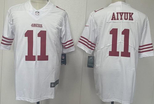 San Francisco 49ers #11 Brandon Aiyuk Limited White Vapor Jersey