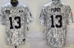 San Francisco 49ers #13 Brock Purdy Limited Arctic Camo 2024 Salute to Service Jersey
