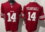 San Francisco 49ers #14 Ricky Pearsall Limited Red FUSE Vapor Jersey