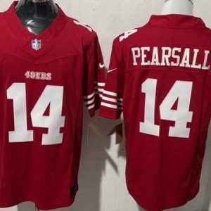 San Francisco 49ers #14 Ricky Pearsall Limited Red FUSE Vapor Jersey