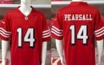 San Francisco 49ers #14 Ricky Pearsall Limited Red Throwback Vapor Jersey
