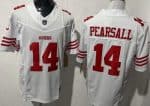San Francisco 49ers #14 Ricky Pearsall Limited White FUSE Vapor Jersey