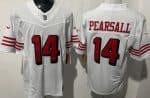 San Francisco 49ers #14 Ricky Pearsall Limited White Throwback FUSE Vapor Jersey