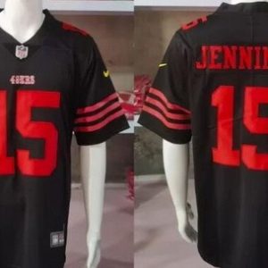 San Francisco 49ers #15 Jauan Jennings Limited Black Vapor Jersey