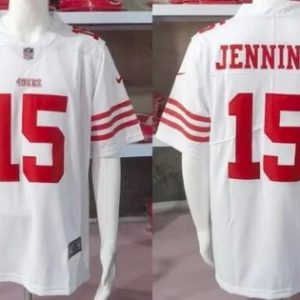 San Francisco 49ers #15 Jauan Jennings Limited White Vapor Jersey