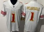 San Francisco 49ers #1 Ricky Pearsall Limited White Rivalries FUSE Vapor Jersey