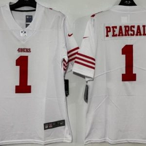 San Francisco 49ers #1 Ricky Pearsall Limited White Vapor Jersey