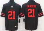 San Francisco 49ers #21 Deion Sanders Limited Black Vapor Untouchable Jersey