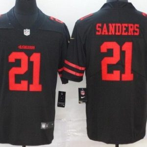 San Francisco 49ers #21 Deion Sanders Limited Black Vapor Untouchable Jersey