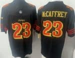 San Francisco 49ers #23 Christian McCaffrey Limited Black Rivalries FUSE Vapor Jersey