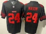 San Francisco 49ers #24 Jordan Mason Limited Black FUSE Vapor Jersey