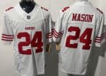 San Francisco 49ers #24 Jordan Mason Limited White FUSE Vapor Jersey
