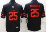 San Francisco 49ers #25 Elijah Mitchell Limited Black Vapor Jersey
