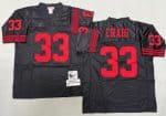 San Francisco 49ers #33 Roger Craig Black Throwback Jersey