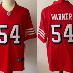 San Francisco 49ers #54 Fred Warner Limited Red Alternate Vapor Jersey