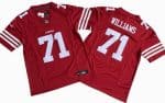 San Francisco 49ers #71 Trent Williams Limited Red FUSE Vapor Jersey