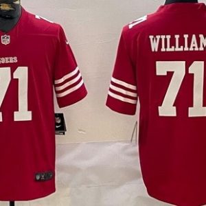 San Francisco 49ers #71 Trent Williams Limited Red Vapor Jersey