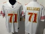 San Francisco 49ers #71 Trent Williams Limited White Rivalries FUSE Vapor Jersey
