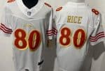 San Francisco 49ers #80 Jerry Rice Limited White Rivalries FUSE Vapor Jersey