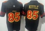 San Francisco 49ers #85 George Kittle Limited Black Rivalries FUSE Vapor Jersey