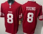 San Francisco 49ers #8 Steve Young Limited Red FUSE Vapor Jersey