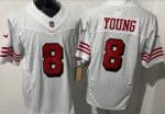 San Francisco 49ers #8 Steve Young Limited White Throwback FUSE Jersey