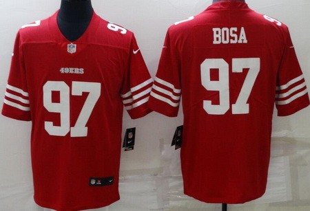 San Francisco 49ers #97 Nick Bosa Limited Red 2022 Vapor Jersey