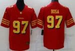 San Francisco 49ers #97 Nick Bosa Limited Red Gold Vapor Jersey