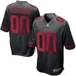 San Francisco 49ers Customized Game Black Jersey