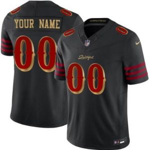 San Francisco 49ers Customized Limited Black Rivalries FUSE Vapor Jersey