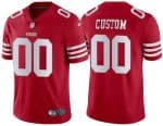 San Francisco 49ers Customized Limited Red 2022 Vapor Jersey