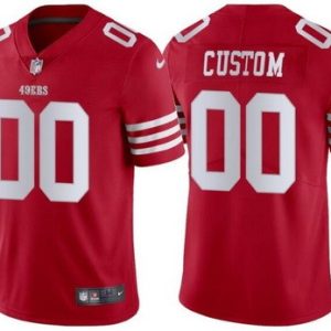San Francisco 49ers Customized Limited Red 2022 Vapor Jersey