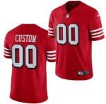 San Francisco 49ers Customized Limited Red Alternate Jersey
