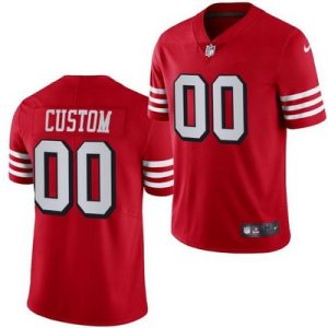 San Francisco 49ers Customized Limited Red Alternate Jersey