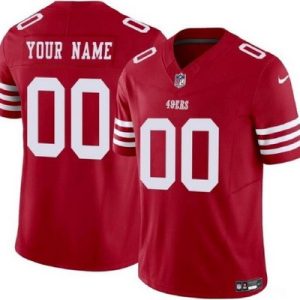 San Francisco 49ers Customized Limited Red FUSE Vapor Jersey