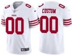 San Francisco 49ers Customized Limited White 2022 Vapor Jersey
