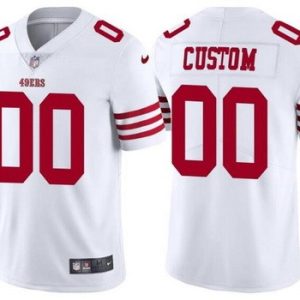 San Francisco 49ers Customized Limited White 2022 Vapor Jersey