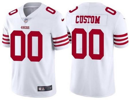 San Francisco 49ers Customized Limited White 2022 Vapor Jersey