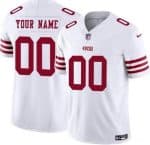 San Francisco 49ers Customized Limited White FUSE Vapor Jersey