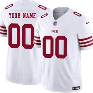 San Francisco 49ers Customized Limited White FUSE Vapor Jersey