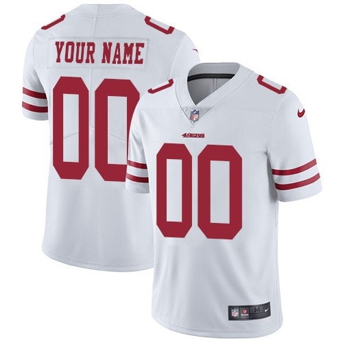 San Francisco 49ers Customized Limited White Vapor Untouchable Jersey