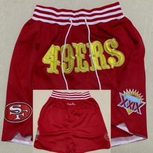 San Francisco 49ers Red Just Don Shorts