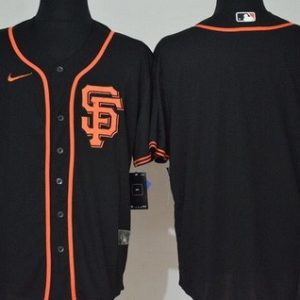 San Francisco Giants Blank Black Cool Base Jersey