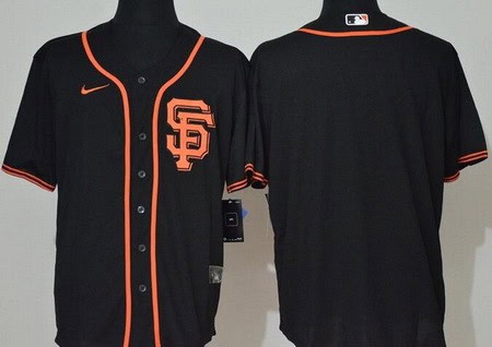 San Francisco Giants Blank Black Cool Base Jersey