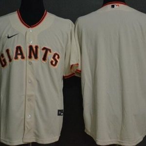 San Francisco Giants Blank Cream Cool Base Jersey