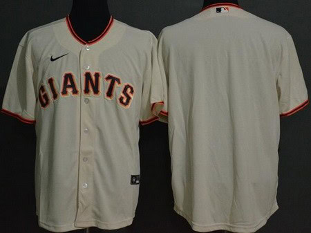 San Francisco Giants Blank Cream Cool Base Jersey