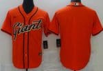 San Francisco Giants Blank Orange Cool Base Jersey