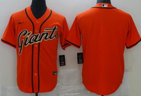San Francisco Giants Blank Orange Cool Base Jersey