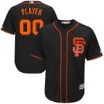 San Francisco Giants Customized Black 2017 Cool Base Jersey